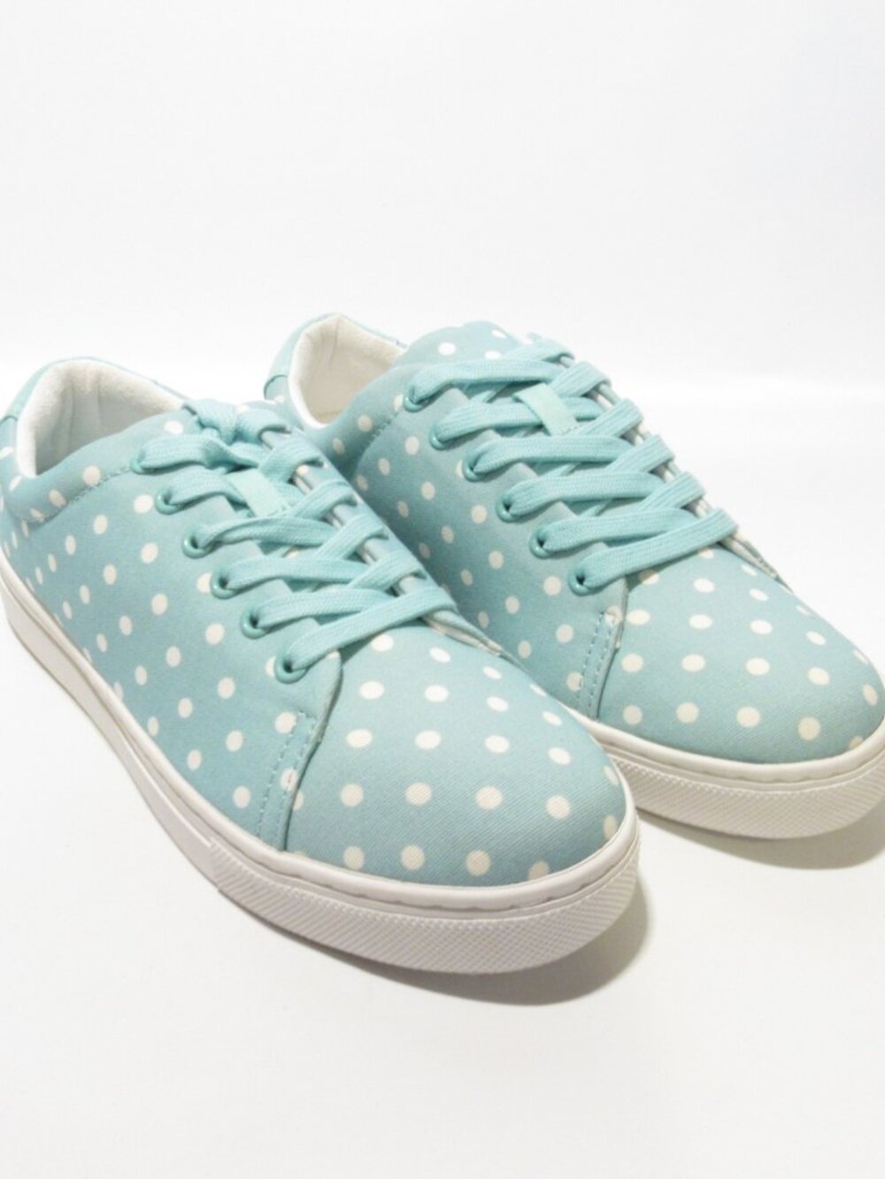 Issac Mizrahi Lace-Up Polka Dot Sneakers ~ Jorina ~ NIB 7.5 M